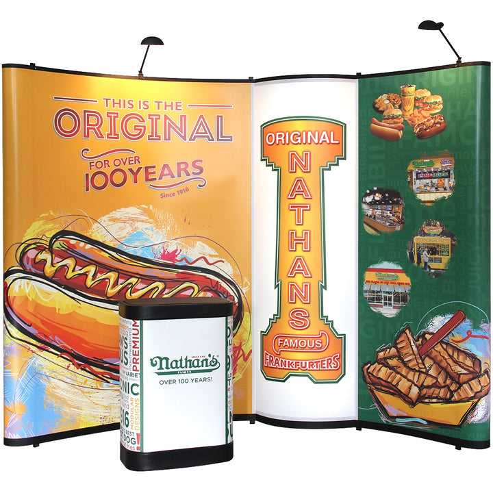 Value 10 ft Pop-Up Display with Bubble Panel