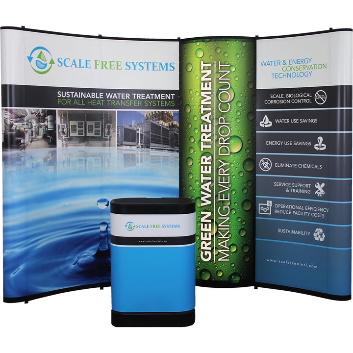 Value 10 ft Pop-Up Display with Bubble Panel