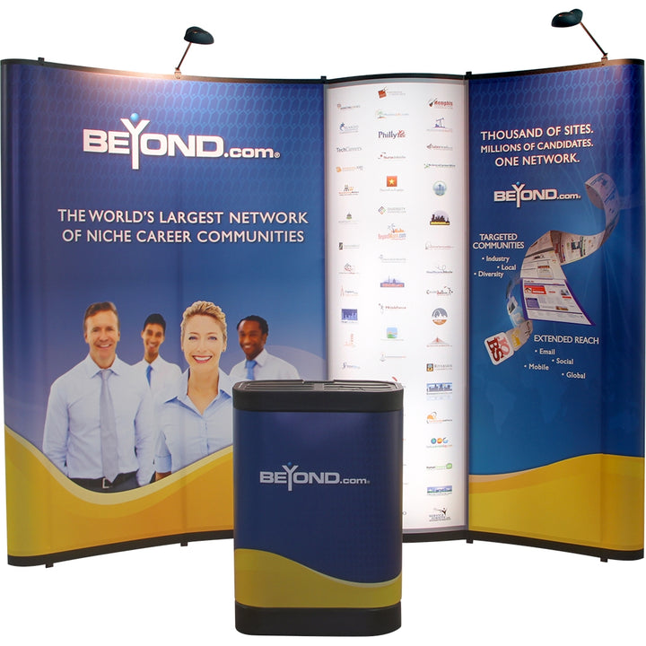 Value 10 ft Pop-Up Display with Bubble Panel