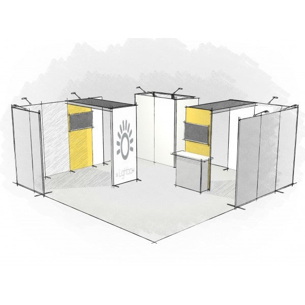 20 x 20 Panoramic H-Line Display - H107