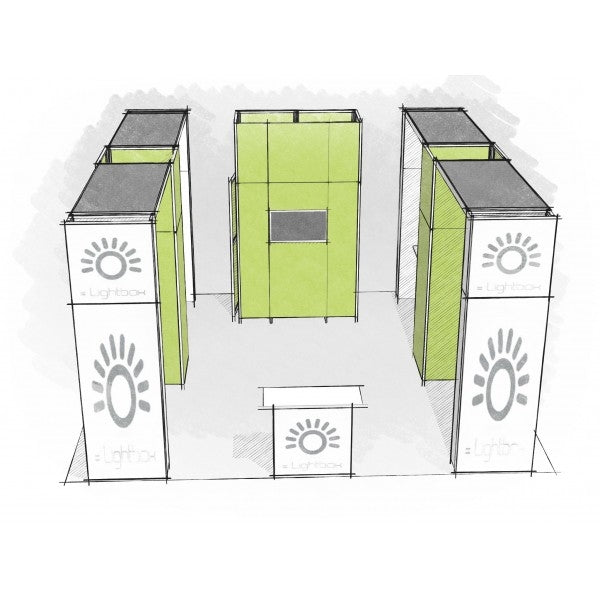 20 x 20 Panoramic H-Line Display - H108