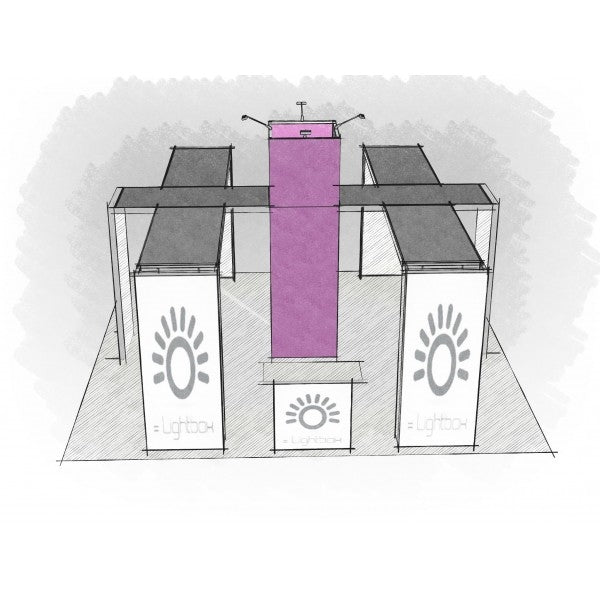 20 x 20 Panoramic H-Line Display - H109