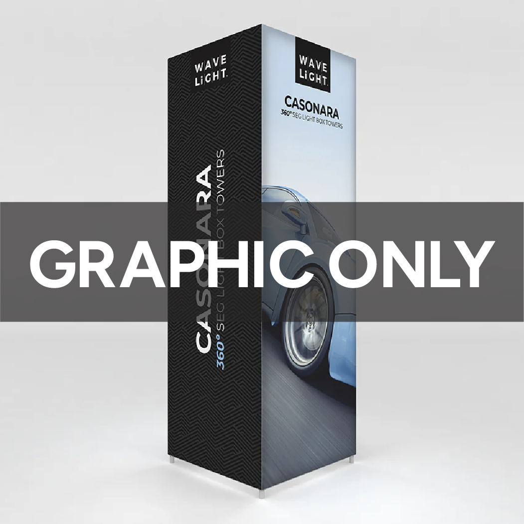 Casonara Tower 8ft Display Replacement Graphics
