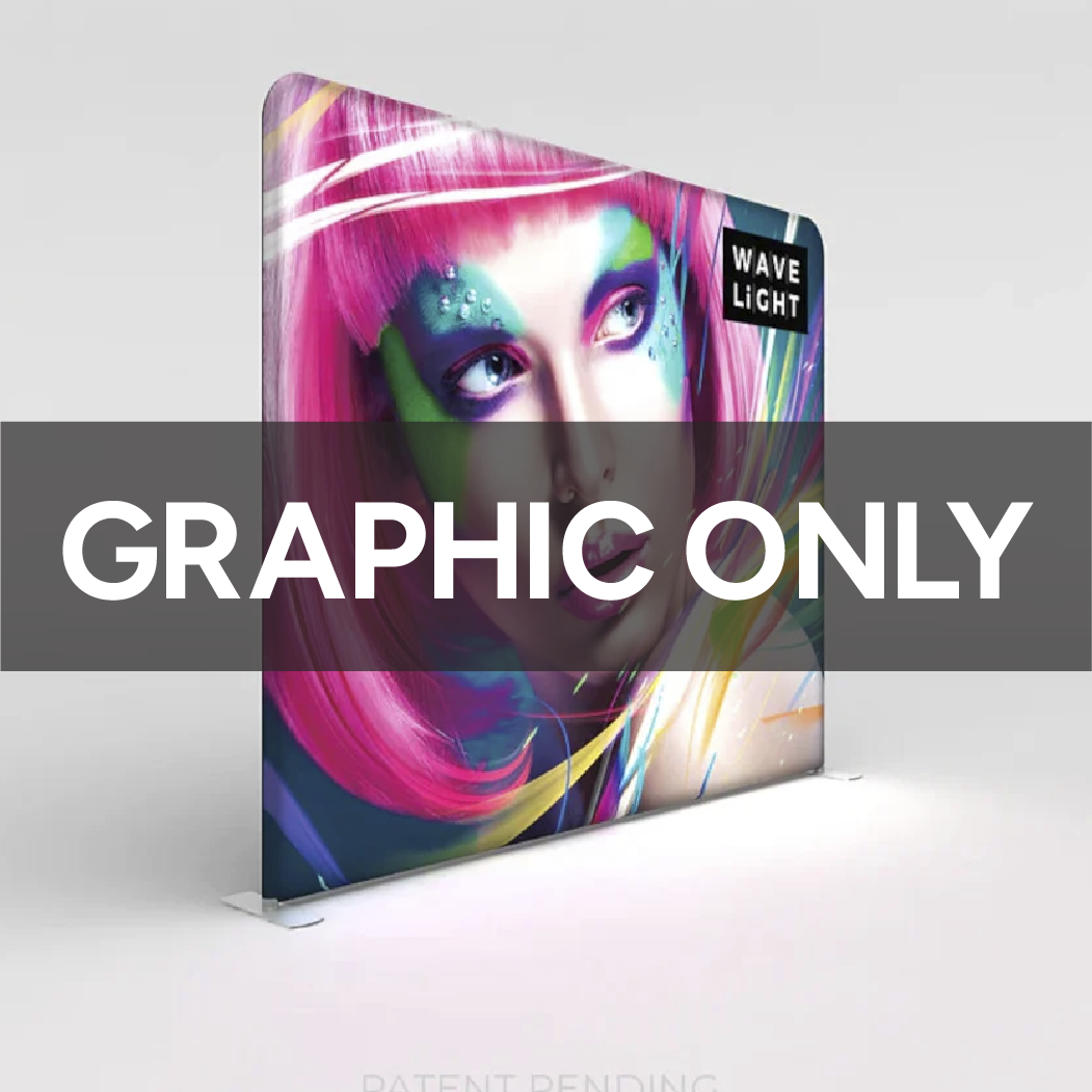 Wavelight LED 10ft Backlit Display Replacement Graphic