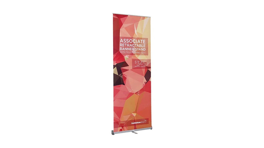 Associate retractable banner stand