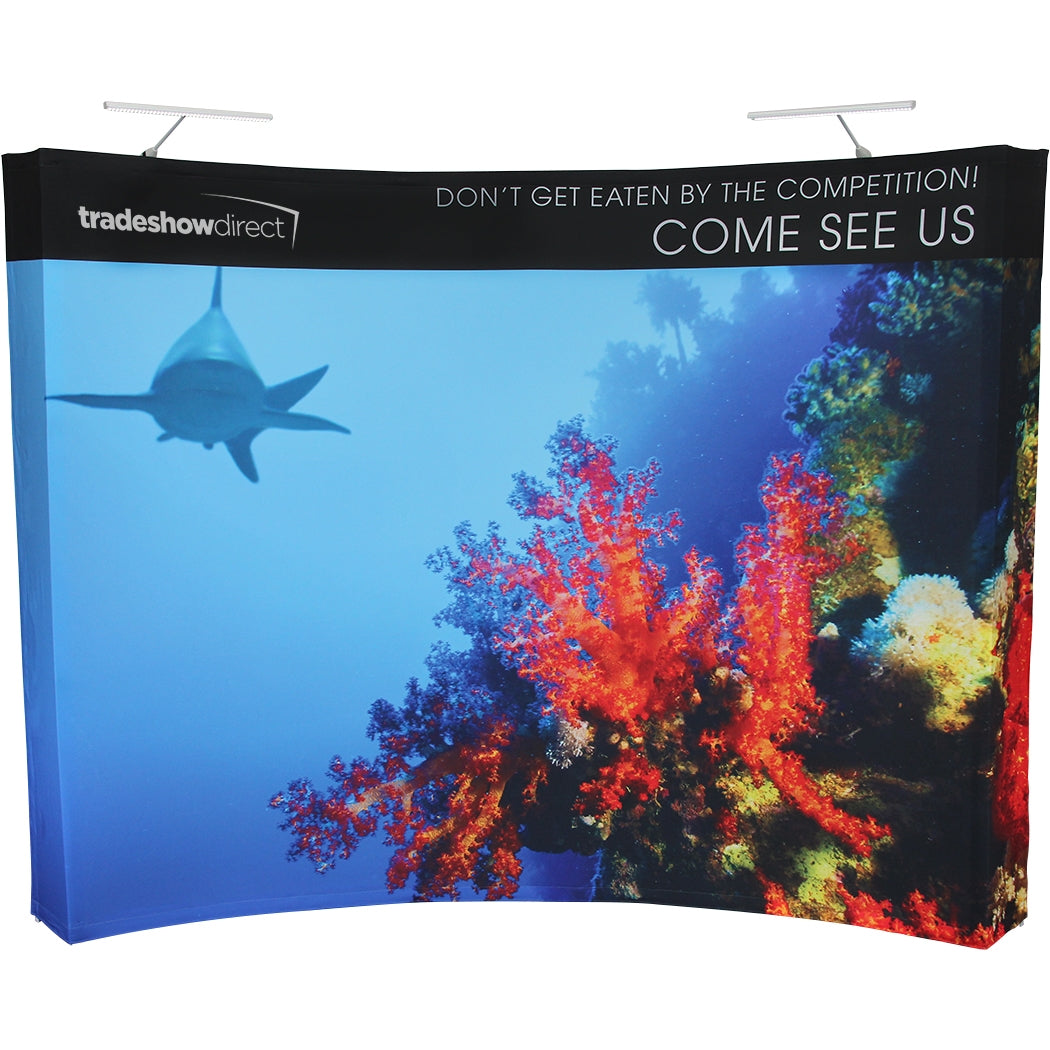 10 ft Economy Burst Display - Curved