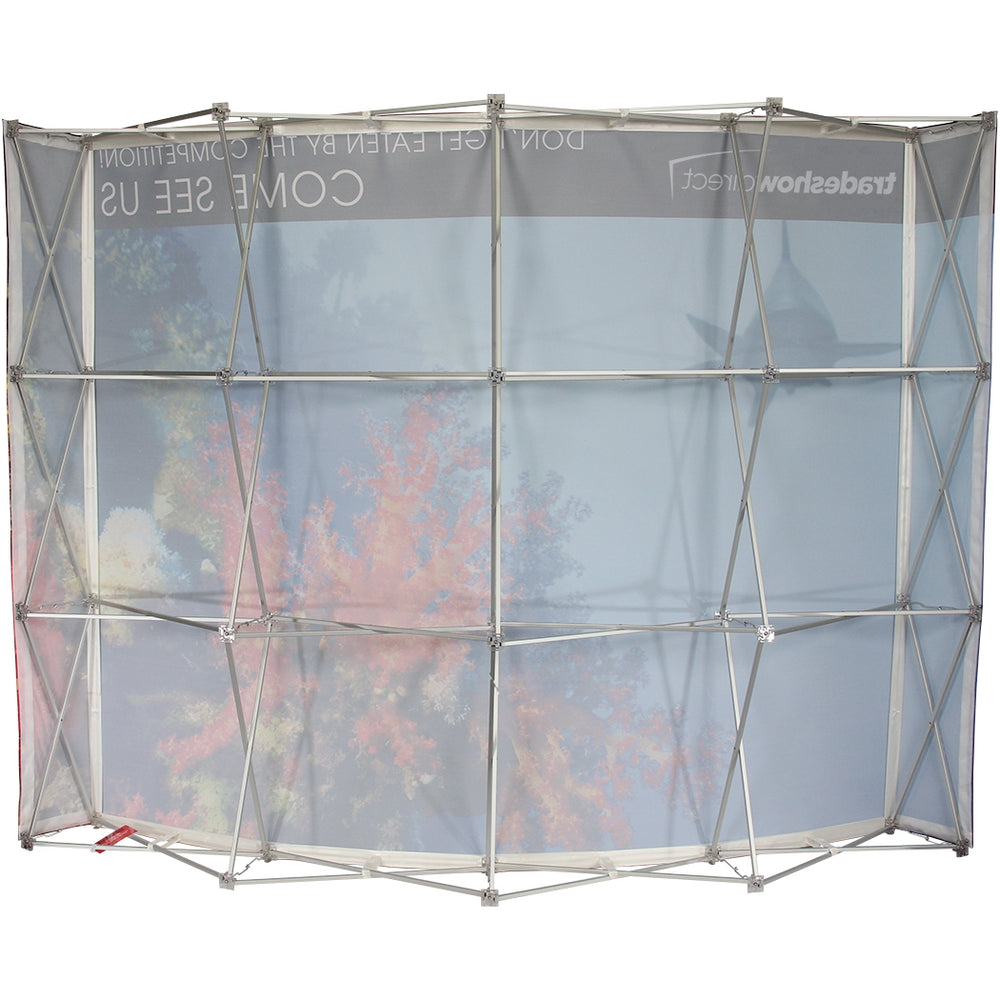 10 ft Economy Burst Display - Curved