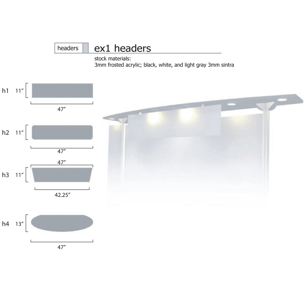 Case Line Display Exhibit Line Display 10.07 Package | 10 x 10 Trade Show Displays ...