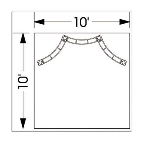 10 x 10 Lyra Truss Display Kit