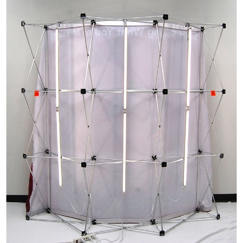 10ft Curved VBurst Backlit Display