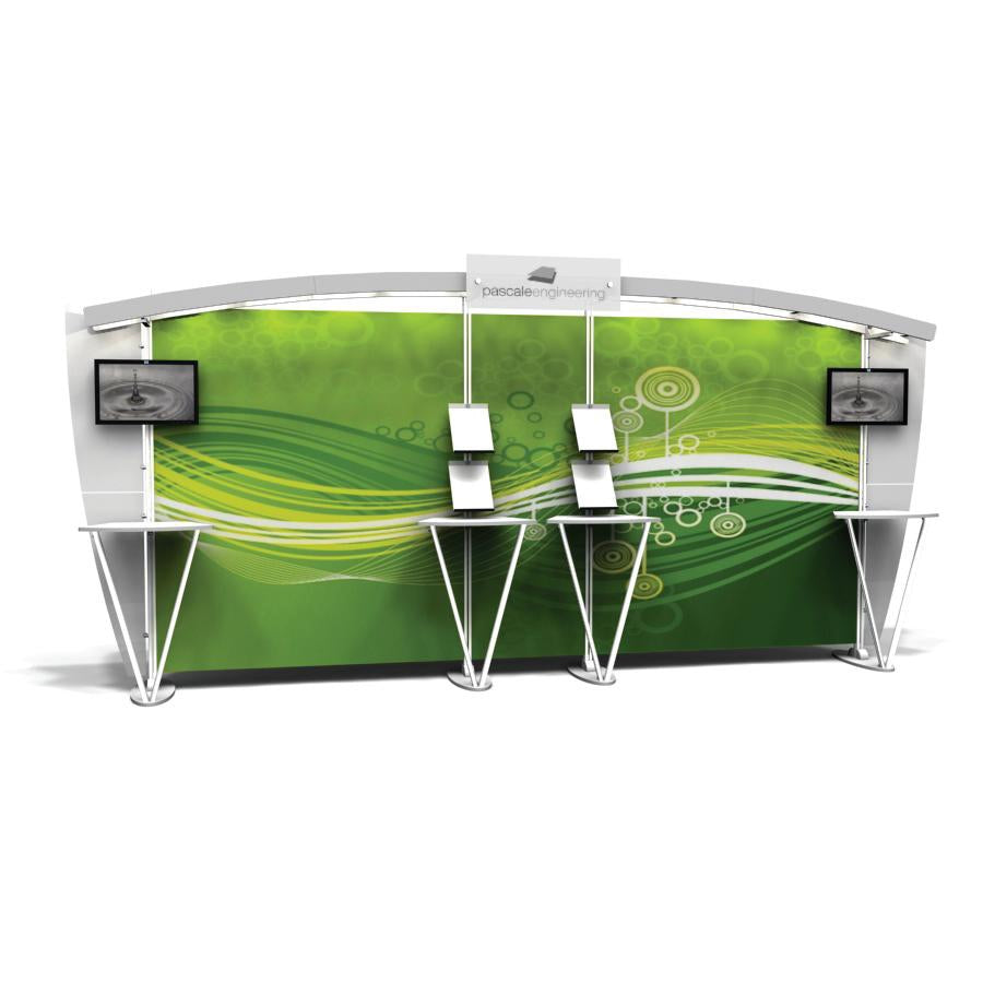 Exhibit Line Display - exb.1020.3 | 10 x 20 Trade Show Displays ...