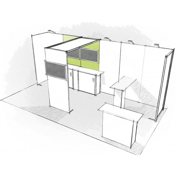 10 x 20 Panoramic H-Line Display - H102