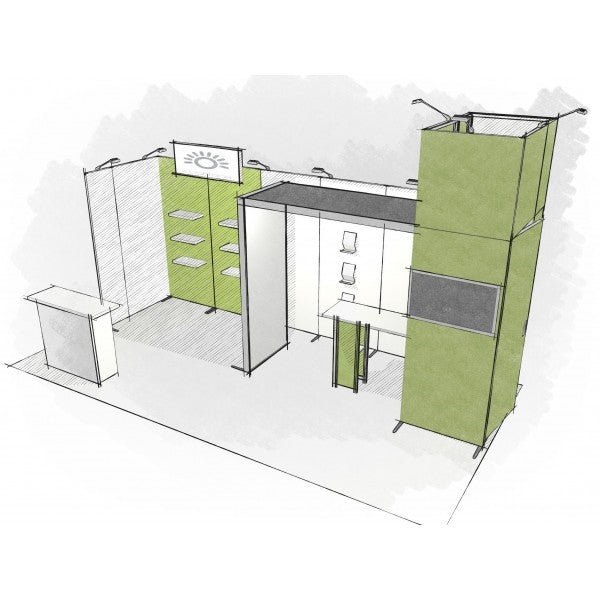 10 x 20 Panoramic H-Line Display - H10x20-C