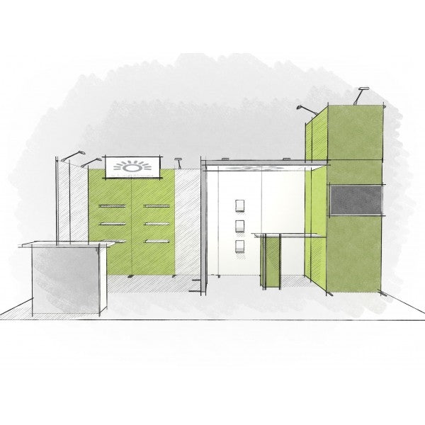 10 x 20 Panoramic H-Line Display - H10x20-C