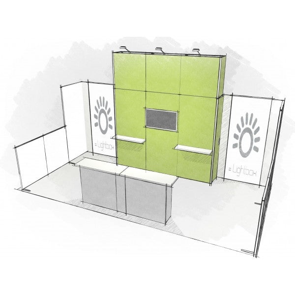 10 x 20 Panoramic H-Line Display - H20-09