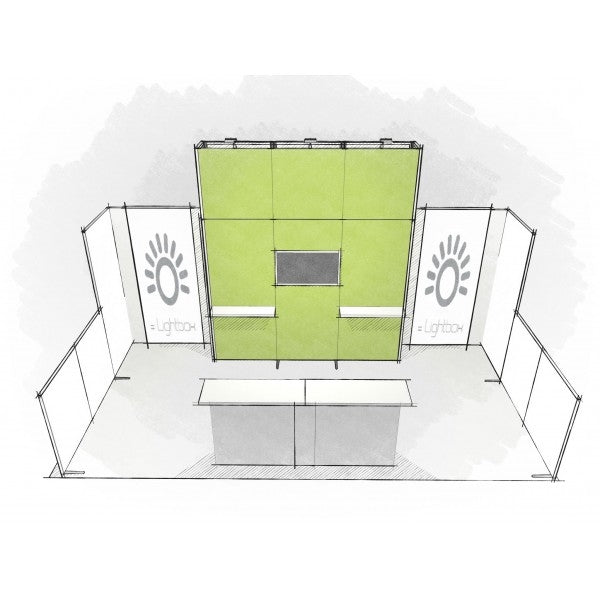 10 x 20 Panoramic H-Line Display - H20-09