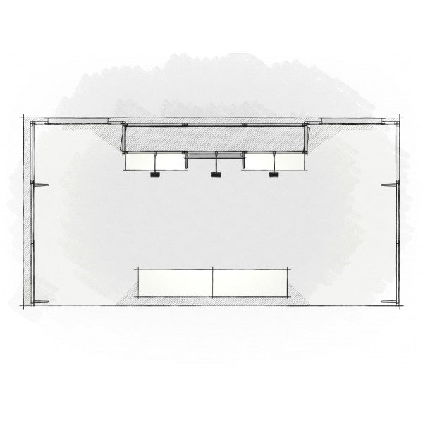 10 x 20 Panoramic H-Line Display - H20-09