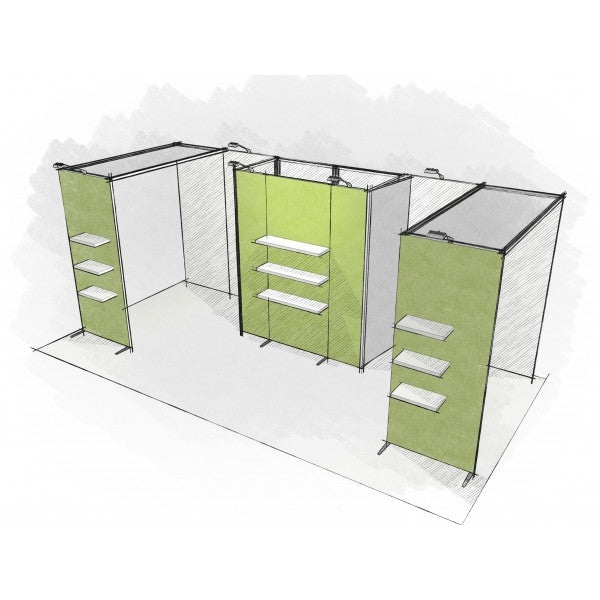 10 x 20 Panoramic H-Line Display - H20-21