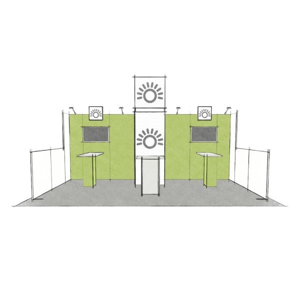 10 x 20 Panoramic H-Line Display - H20-28