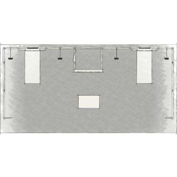 10 x 20 Panoramic H-Line Display - H20-28