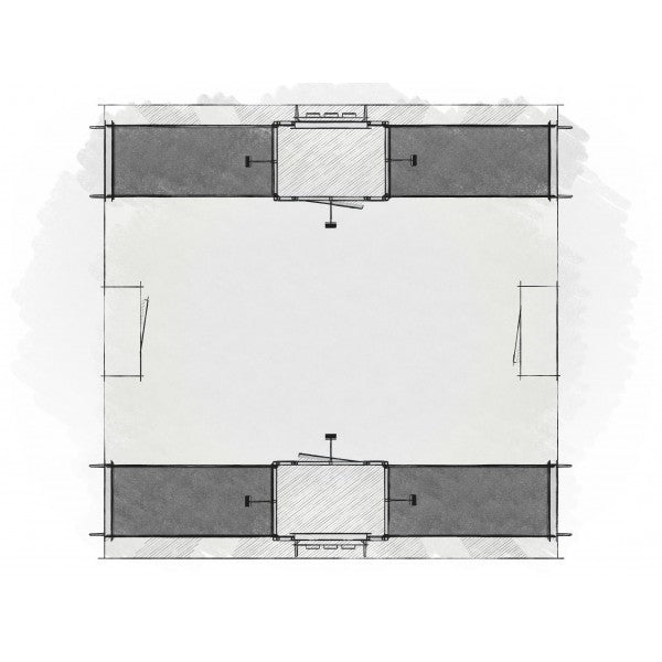20 x 20 Panoramic H-Line Display - H105