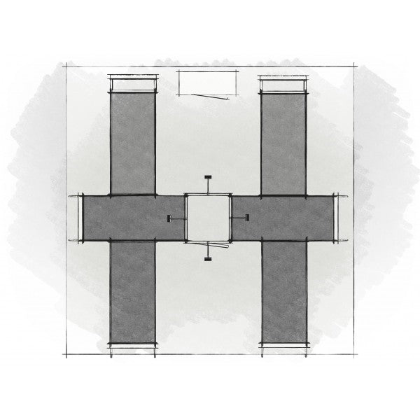 20 x 20 Panoramic H-Line Display - H109