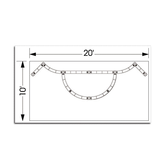 10 x 20 Antares Truss Display Kit