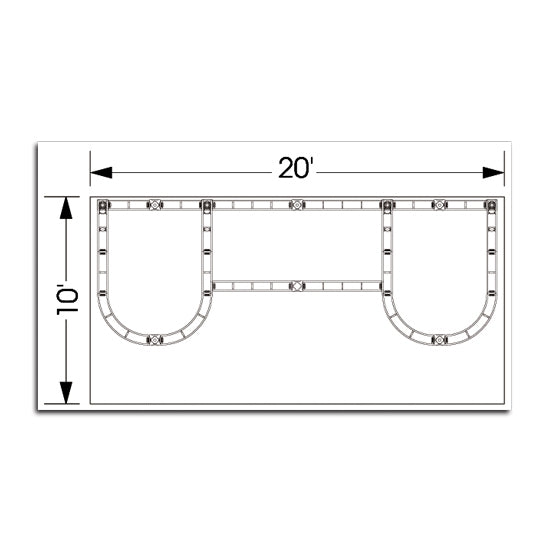 10 x 20 Cepheus-2 Truss Display Kit
