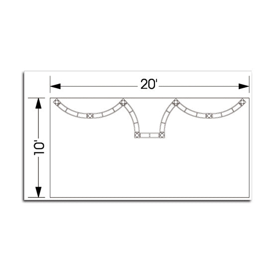 10 x 20 Phoenix Truss Display Kit