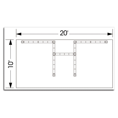 10 x 20 Saturn Truss Display Kit