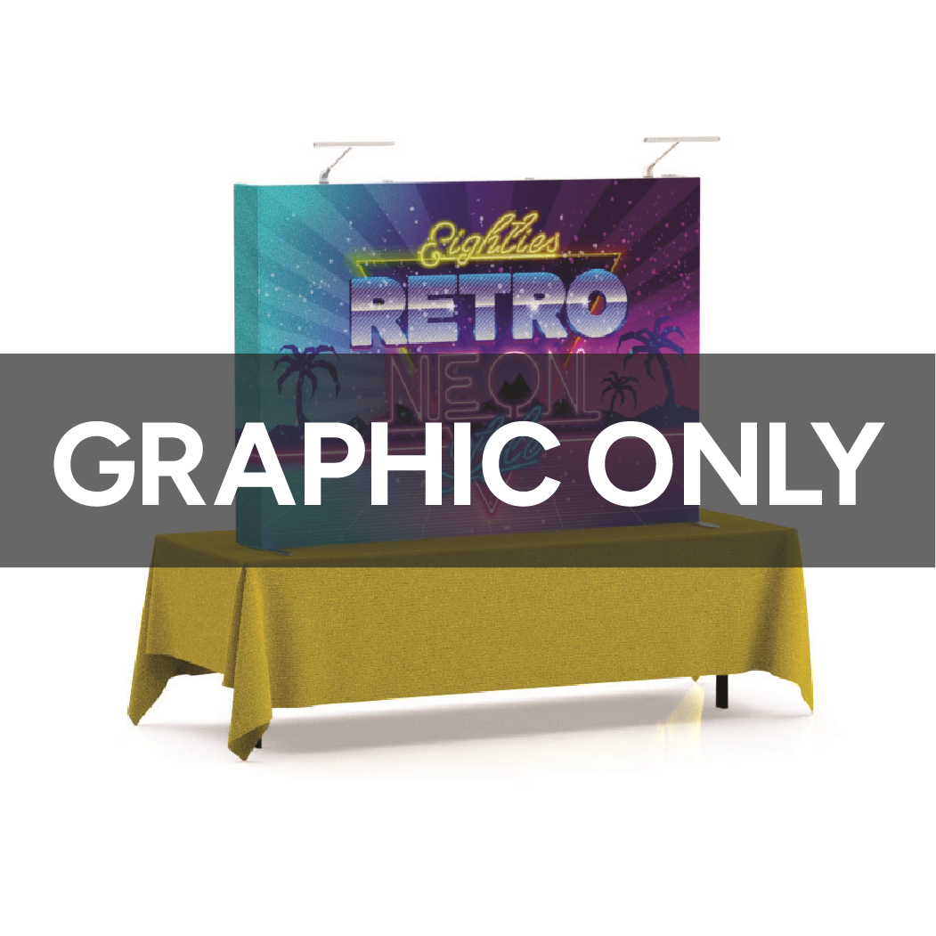 5ft Straight Economy Burst Replacement Graphic