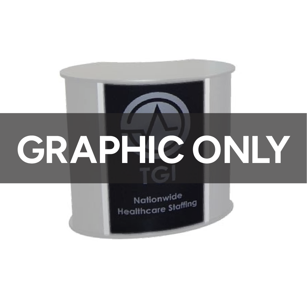 Exhibit Line Pedestal Graphic Panel