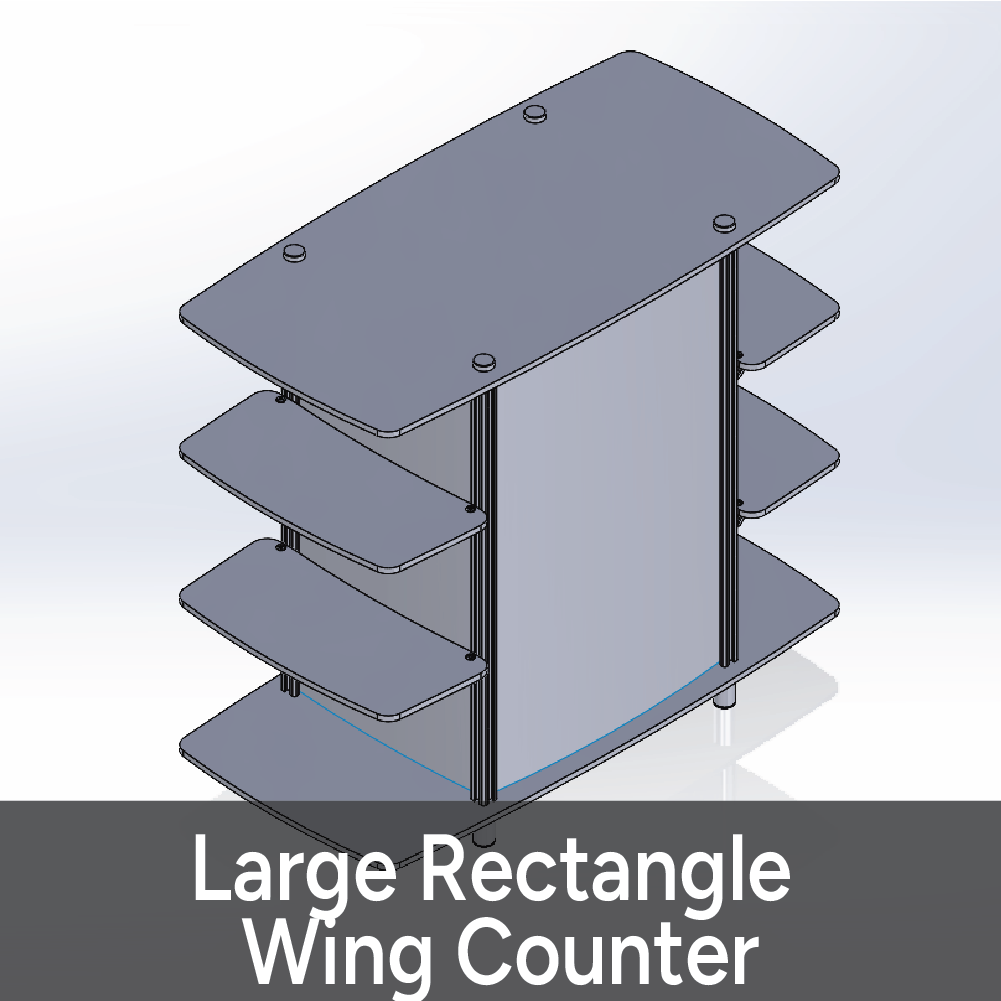 Large Rectangle Wing Twist Counter – Tradeshowdirect