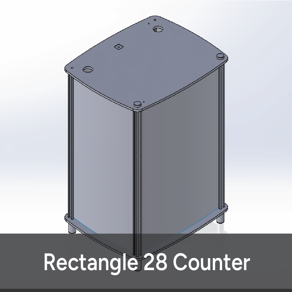Rectangle 28 Counter – Tradeshowdirect