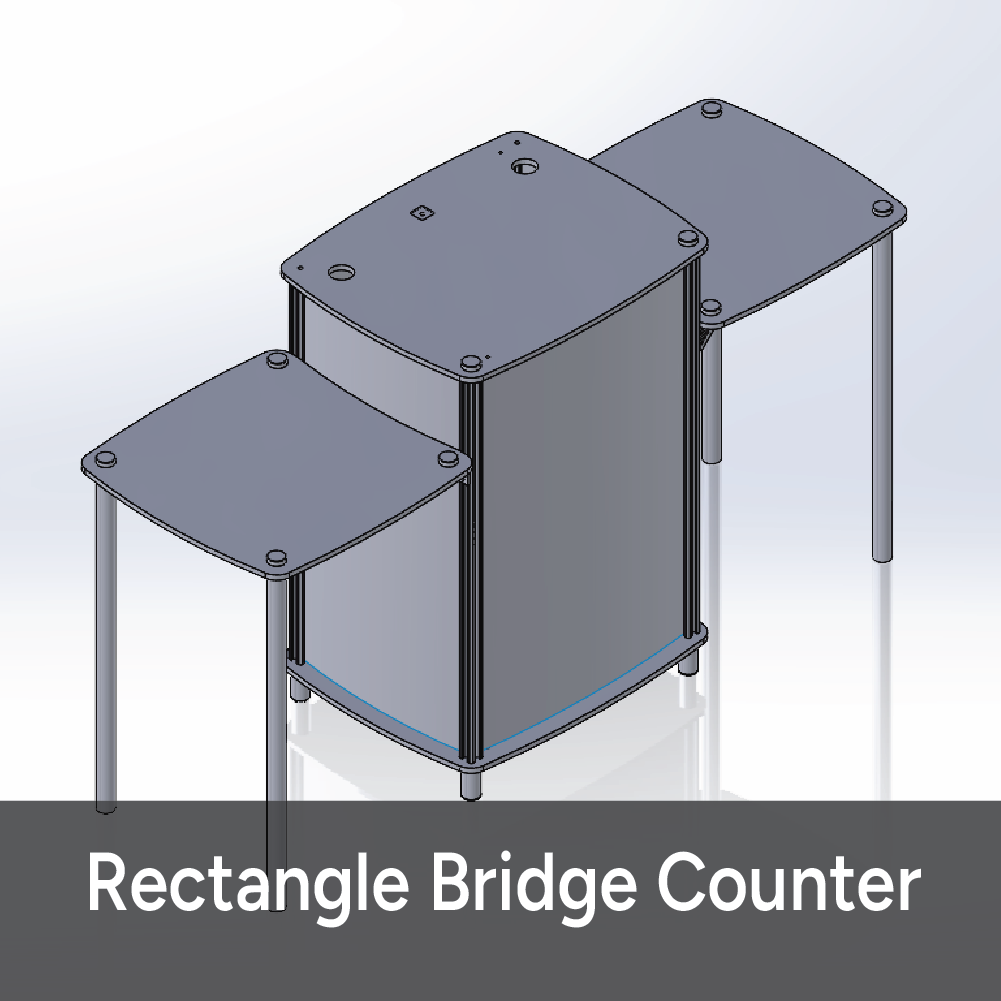 Rectangle Bridge Counter – Tradeshowdirect