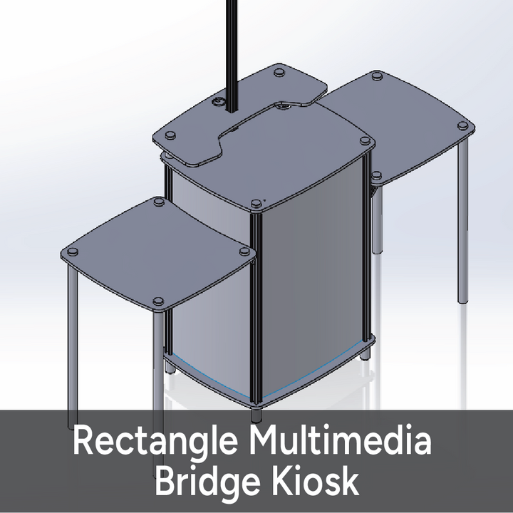 Rectangle MultiMedia Bridge Kiosk