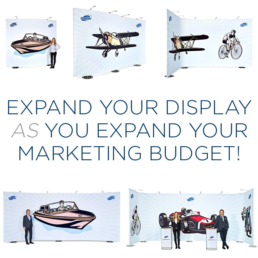 ExpoLinc Fabric System 10ft Display