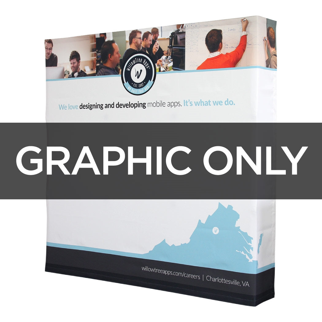 8ft Straight Burst Graphic - Dye Sub