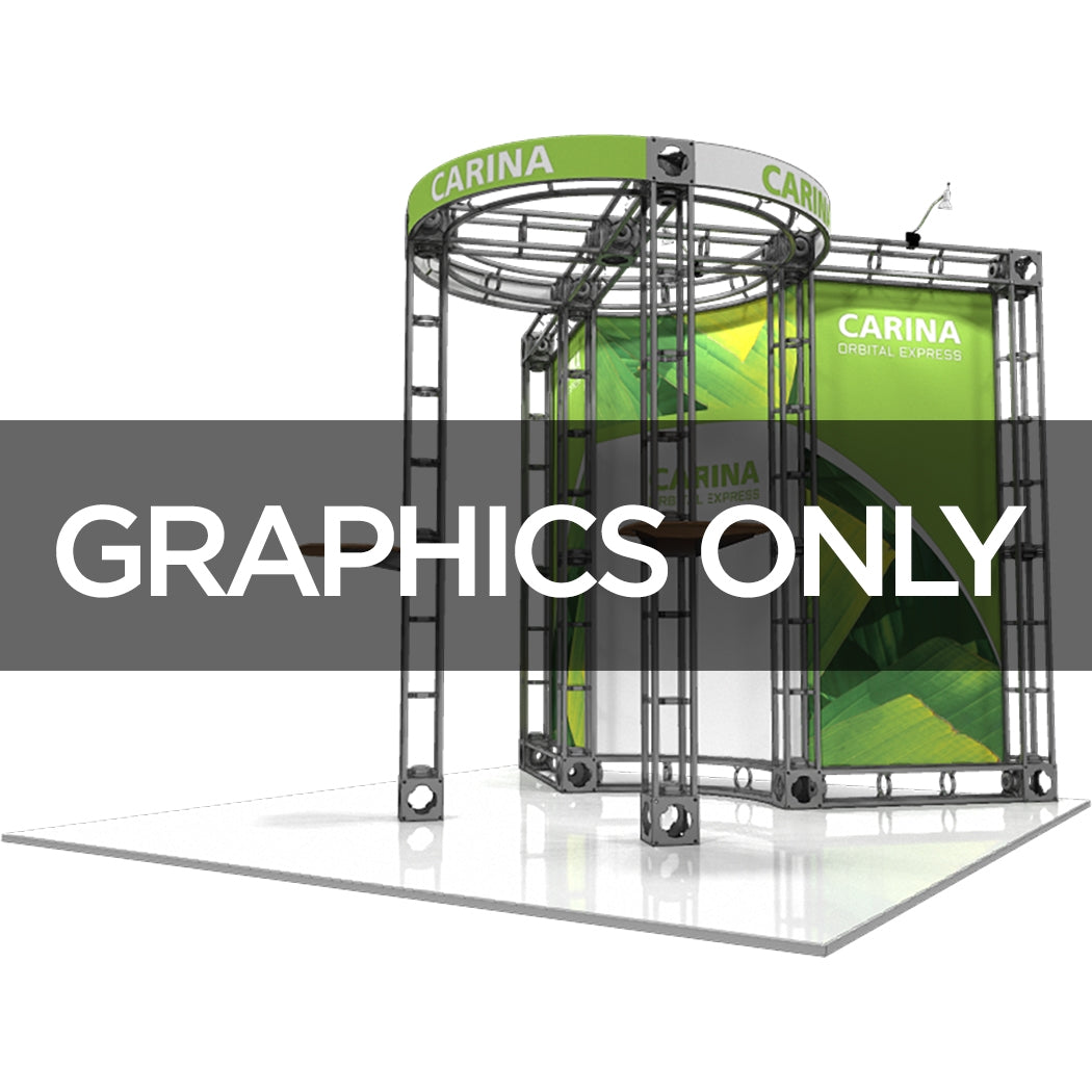 10 x 10 Carina Truss Display Replacement Graphics