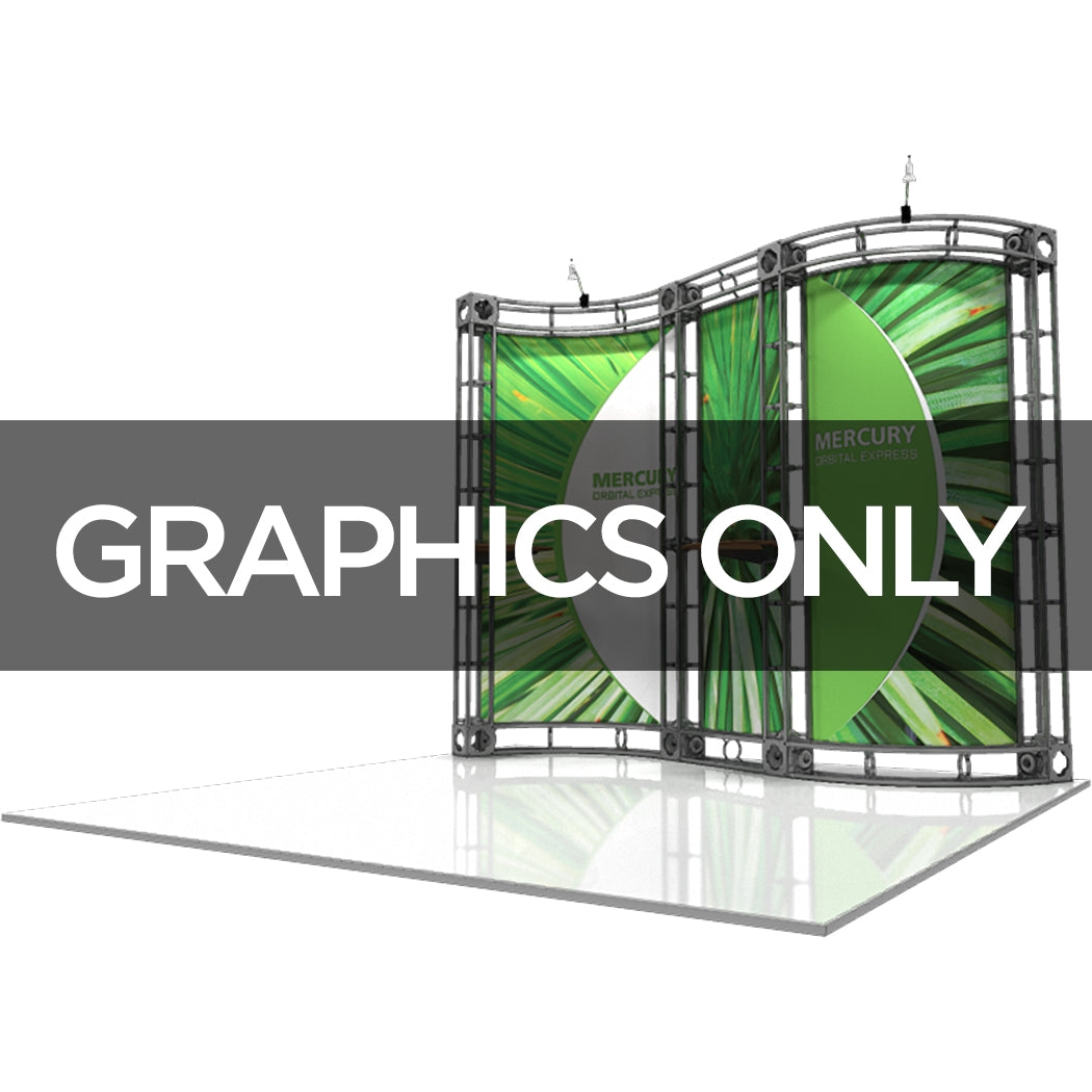 10 x 10 Mercury Truss Display Replacement Graphics