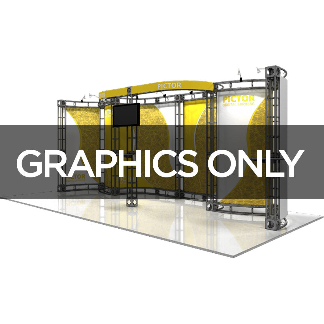 10 x 20 Pictor Truss Display Replacement Graphics