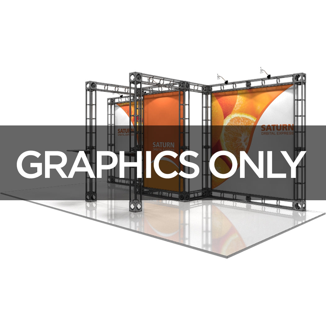 10 x 20 Saturn Truss Display Replacement Graphics