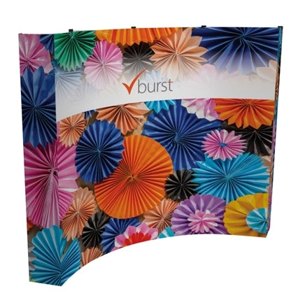 10 ft Curved Backlit VBurst Replacement Graphic