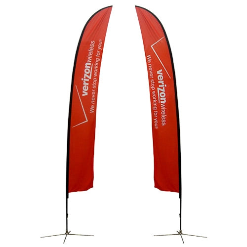 Curved Outdoor Flag