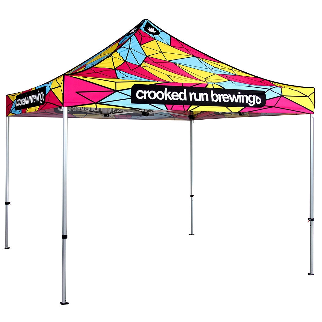 10 ft Pop Up Event Tent - Full Printed Canopy