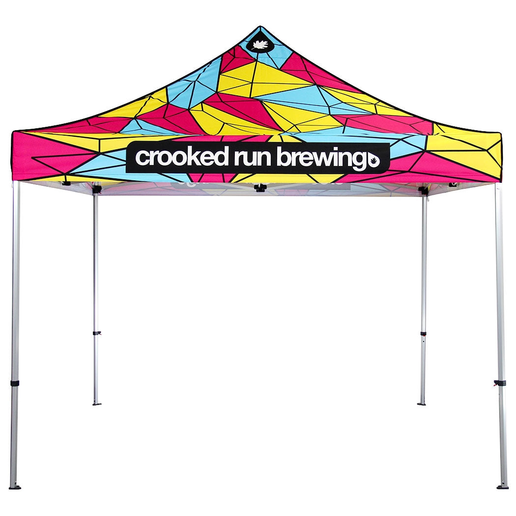 10 ft Pop-Up Event Tent - Full Printed Canopy