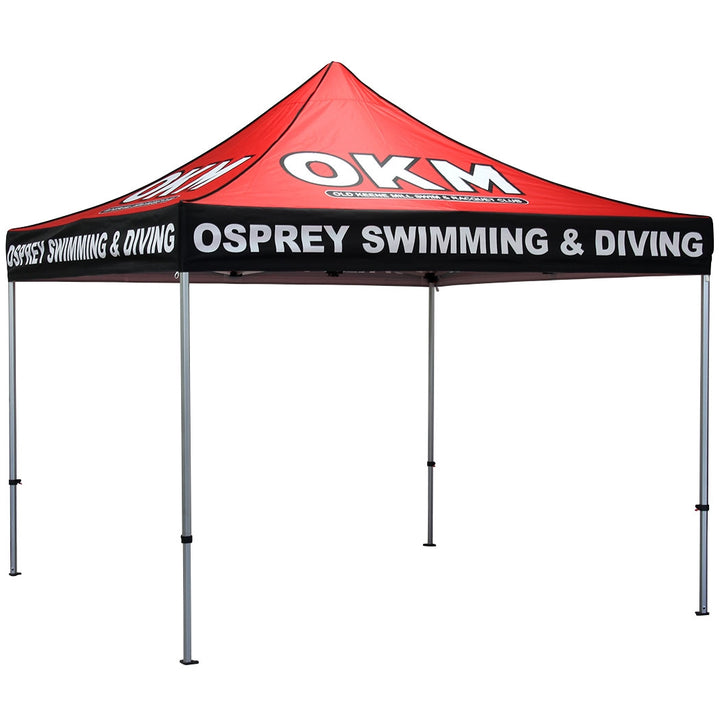 10 ft Pop-Up Event Tent - Full Printed Canopy