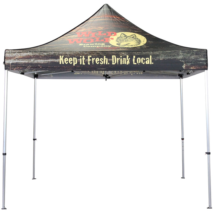 10 ft Pop-Up Event Tent - Full Printed Canopy