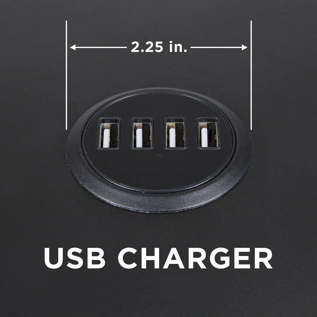 Round Twist Bar Table Charging Station Rental