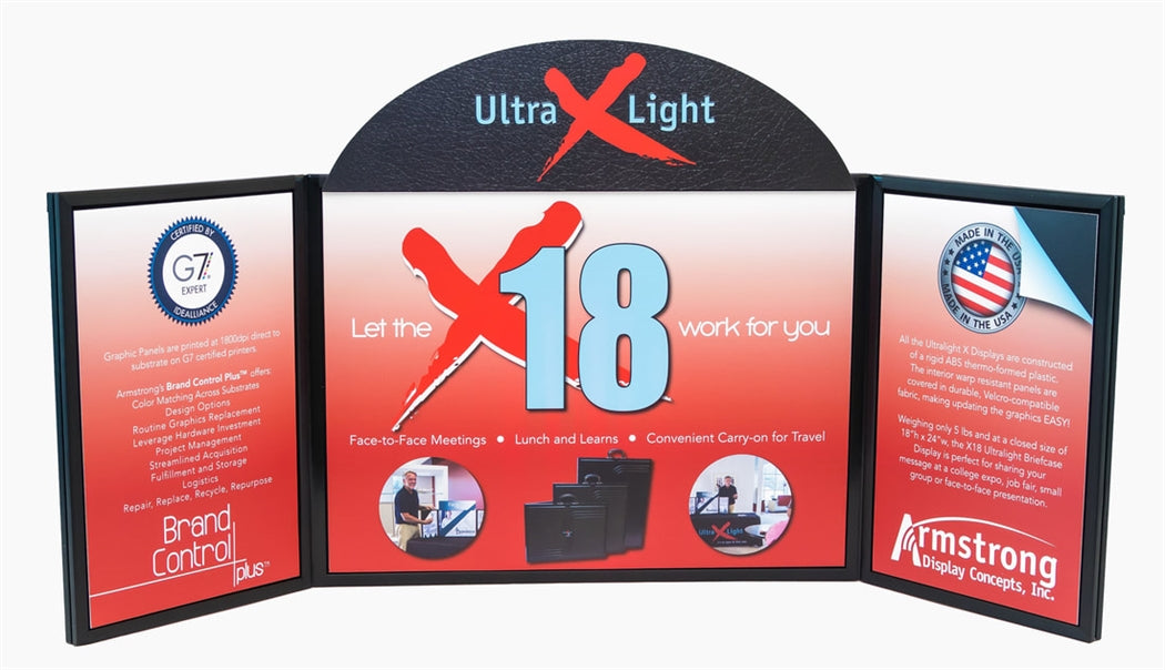 X18 Folding Briefcase Display